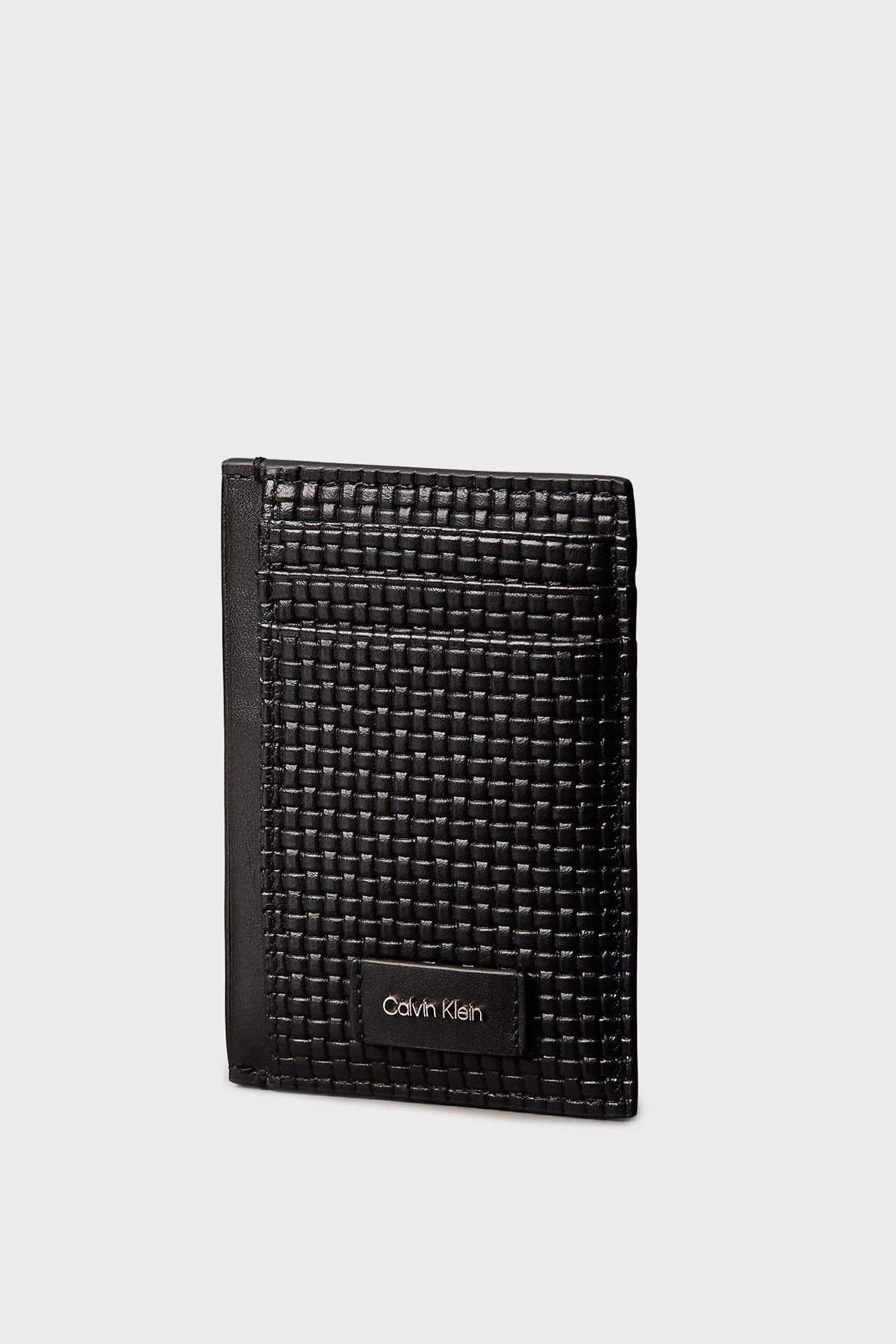 Calvin Klein Logolu Deri Kartlık LV04D1126GUB1 Erkek Cüzdan LV04D1126G UB1 SİYAH - 4