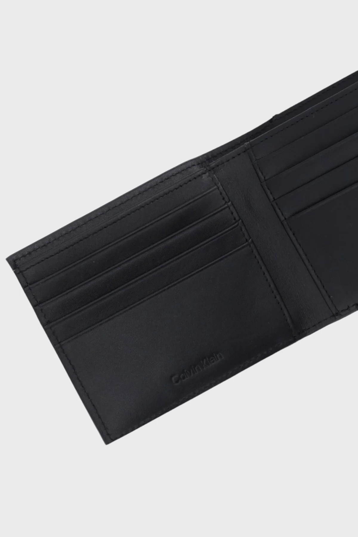 Calvin Klein Logolu Deri LV04D1066GUB1 Erkek Cüzdan LV04D1066G UB1 SİYAH - 4