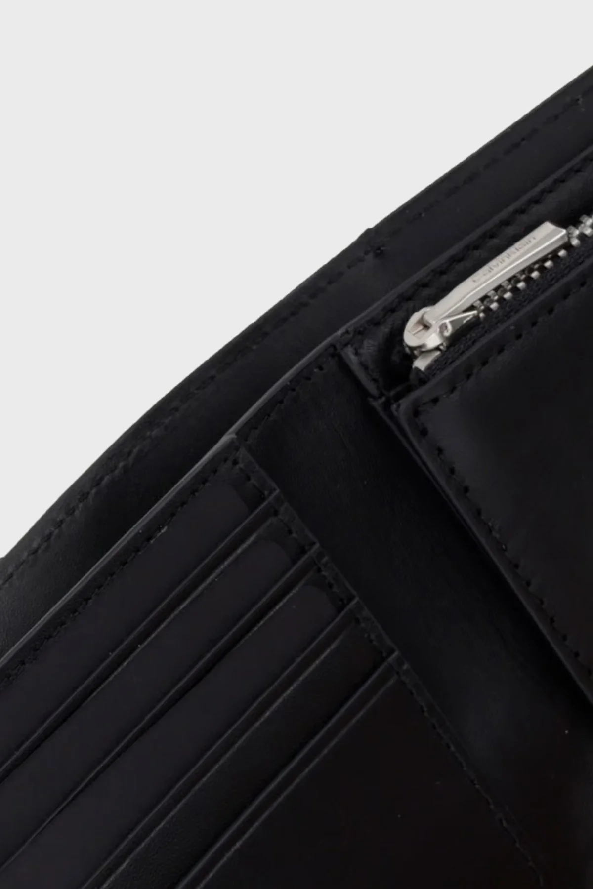 Calvin Klein Logolu Deri LV04D1268GUB1 Erkek Cüzdan LV04D1268G UB1 Siyah - 3