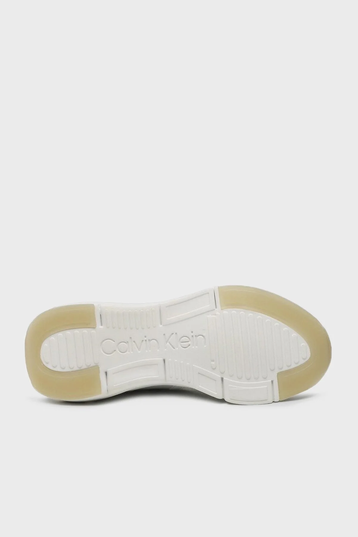 Calvin Klein Logolu Deri Sneaker Bayan Ayakkabı HW0HW01370 0K8 BEYAZ - 5