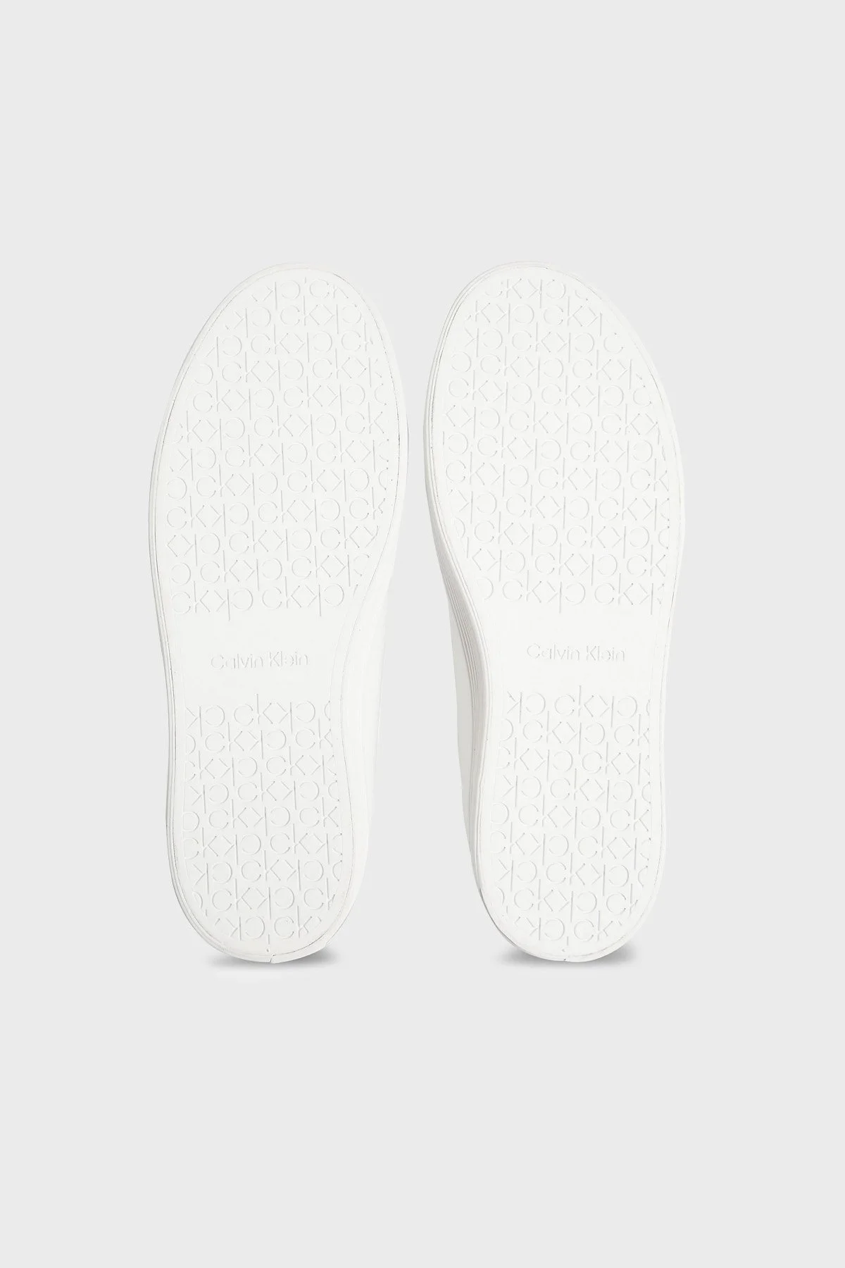 Calvin Klein Logolu Deri Sneaker Bayan Ayakkabı HW0HW01372 0K4 BEYAZ - 6