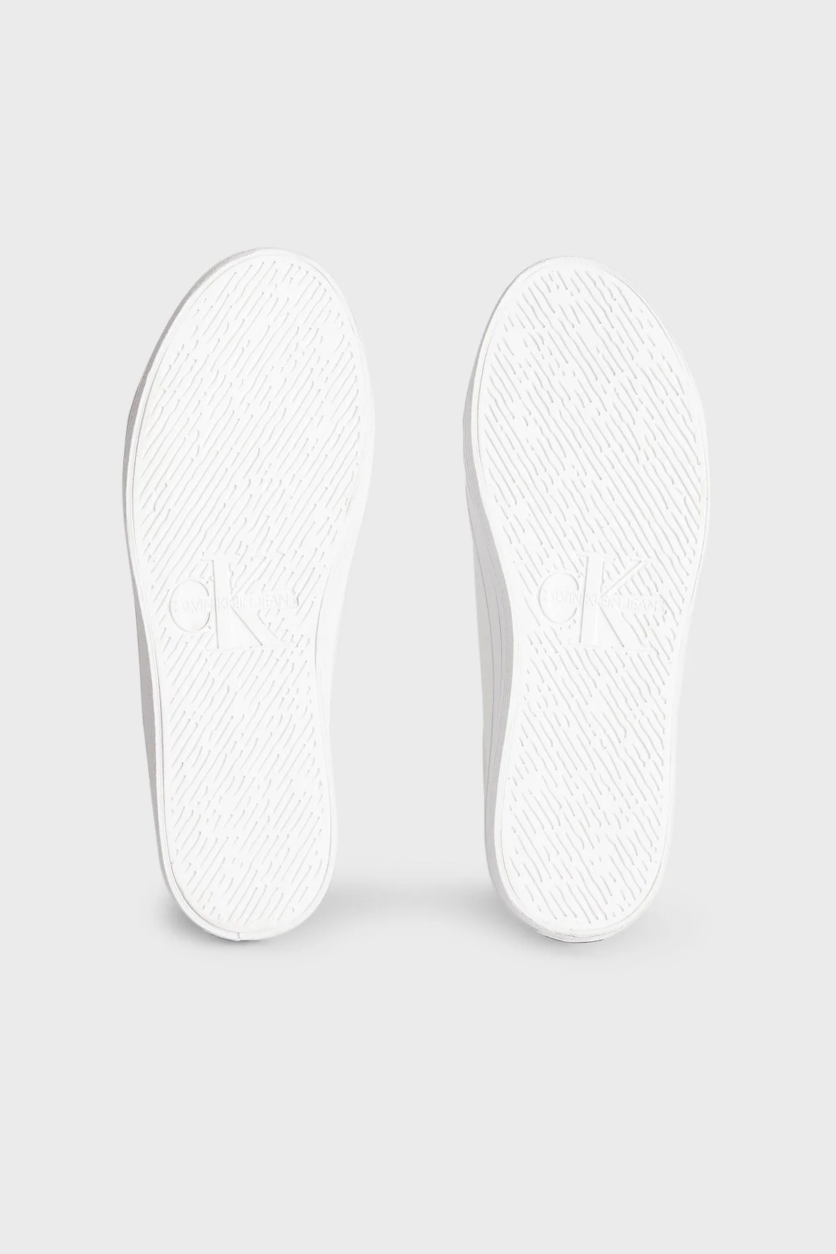 Calvin Klein Logolu Deri Sneaker Bayan Ayakkabı YW0YW00847 YAF BEYAZ - 8