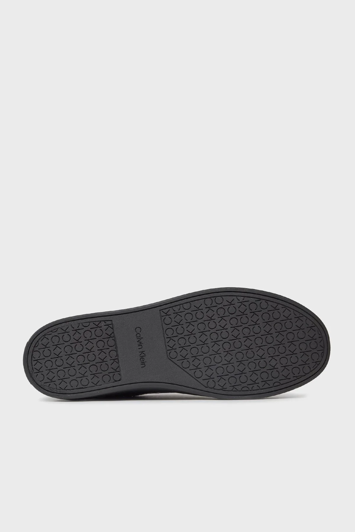 Calvin Klein Logolu Deri Sneaker HM0HM012770GU Erkek Ayakkabı HM0HM01277 0GU SİYAH - 4