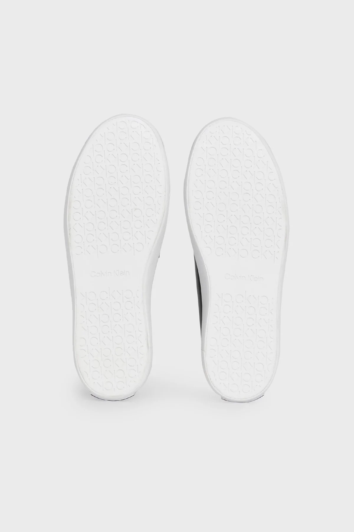 Calvin Klein Logolu Deri Sneaker HW0HW020370GN Bayan Ayakkabı HW0HW02037 0GN SİYAH-BEYAZ - 12