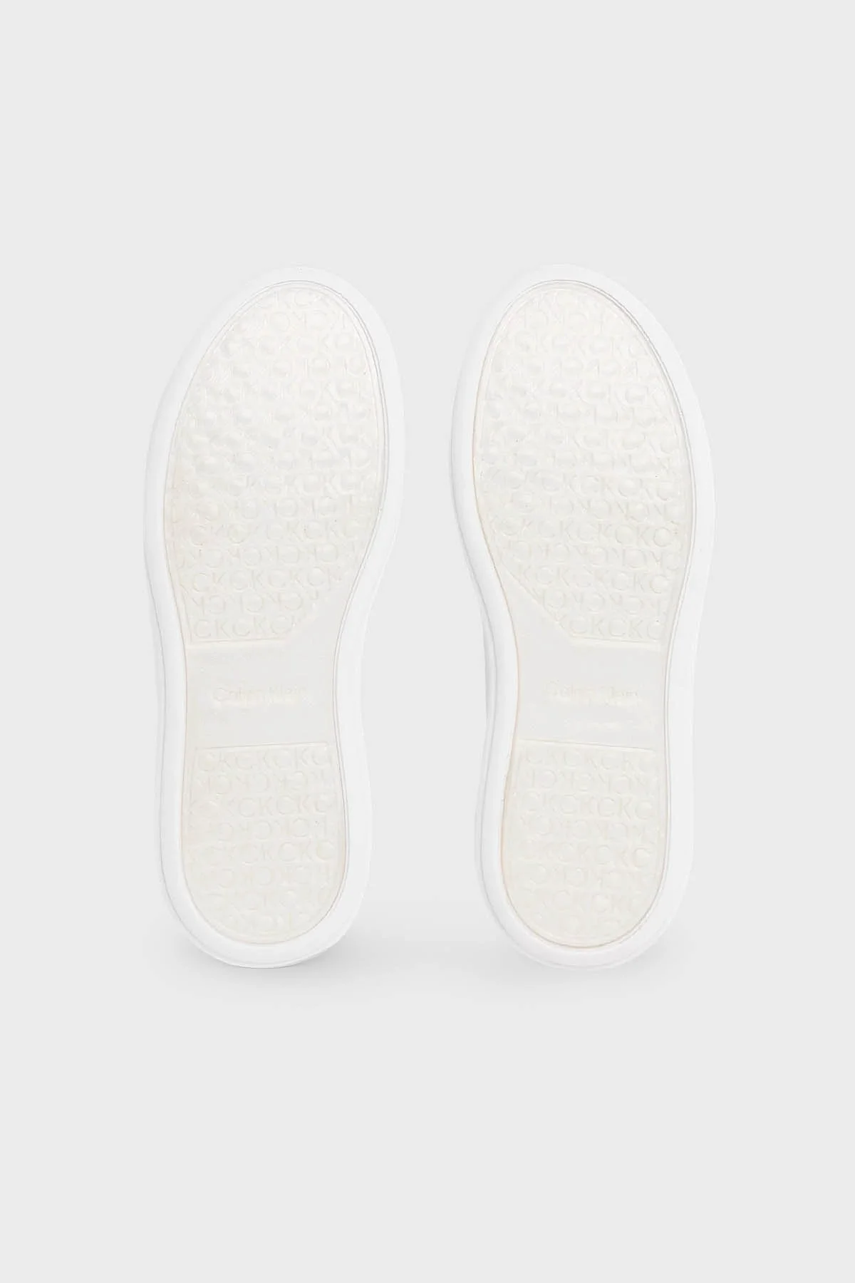 Calvin Klein Logolu Deri Sneaker HW0HW020370LI Bayan Ayakkabı HW0HW02037 0LI BEYAZ-SİYAH - 6