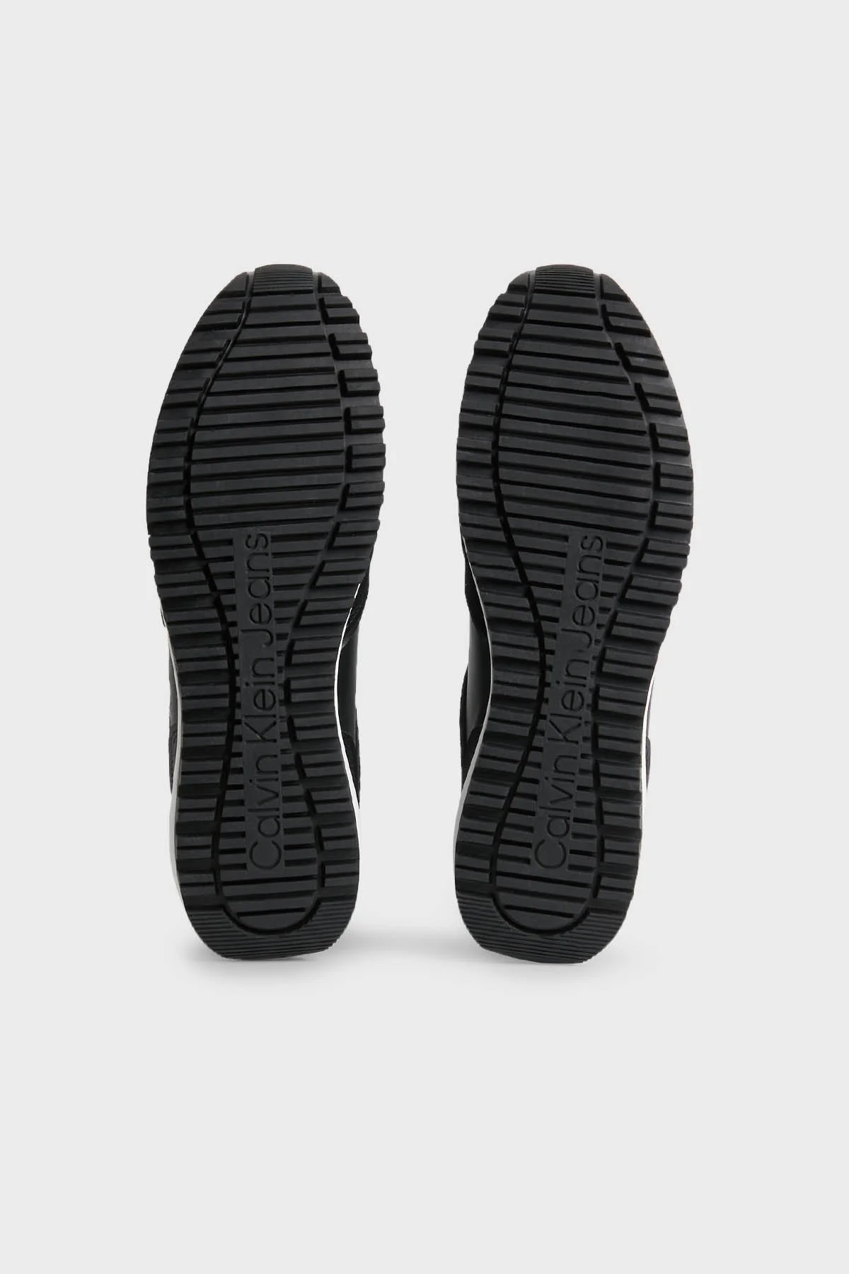 Calvin Klein Logolu Deri Sneaker YM0YM00624BDS Erkek Ayakkabı YM0YM00624 BDS SİYAH - 5