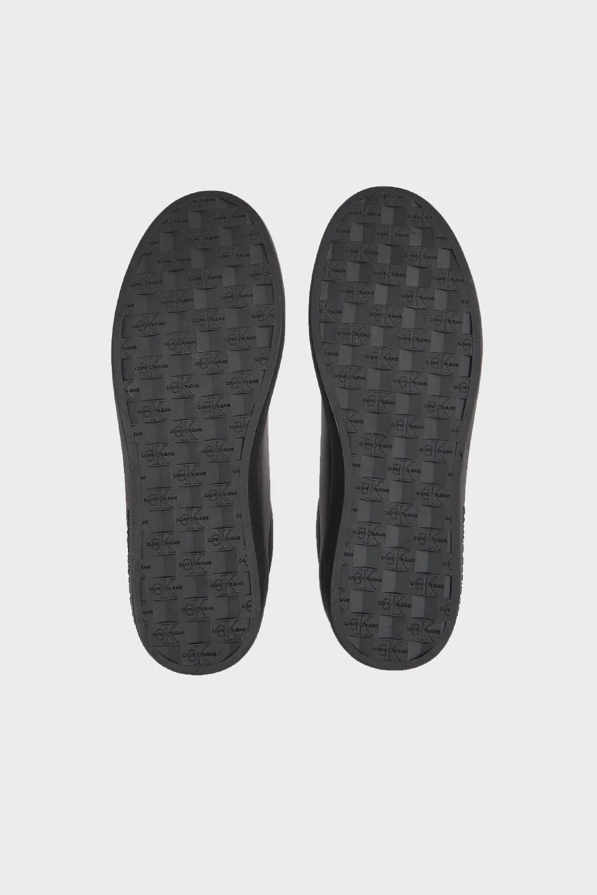 Calvin Klein Logolu Deri Sneaker YM0YM00715BEH Erkek Ayakkabı YM0YM00715 BEH SİYAH - 6