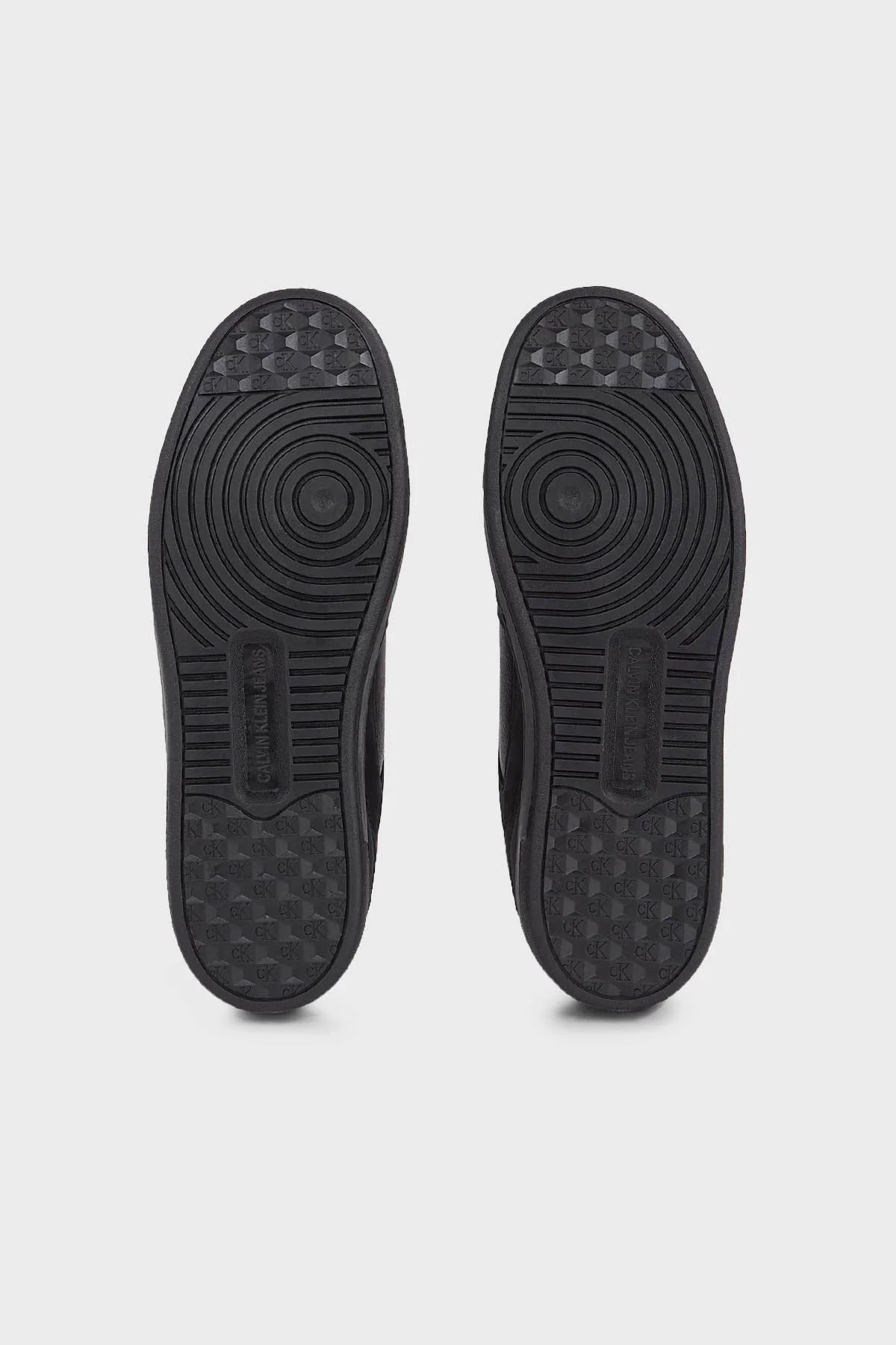 Calvin Klein Logolu Deri Sneaker YM0YM008840GT Erkek Ayakkabı YM0YM00884 0GT SİYAH - 12