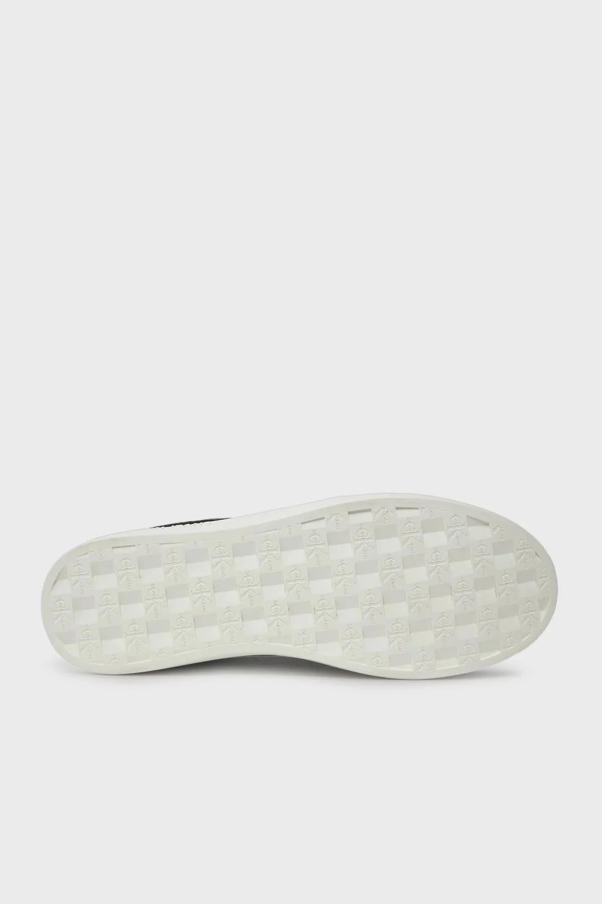 Calvin Klein Logolu Deri Sneaker YM0YM008850GM Erkek Ayakkabı YM0YM00885 0GM SİYAH-BEYAZ - 3