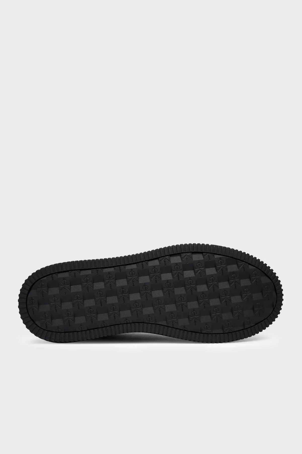 Calvin Klein Logolu Deri Sneaker YM0YM013170GT Erkek Ayakkabı YM0YM01317 0GT Siyah - 7