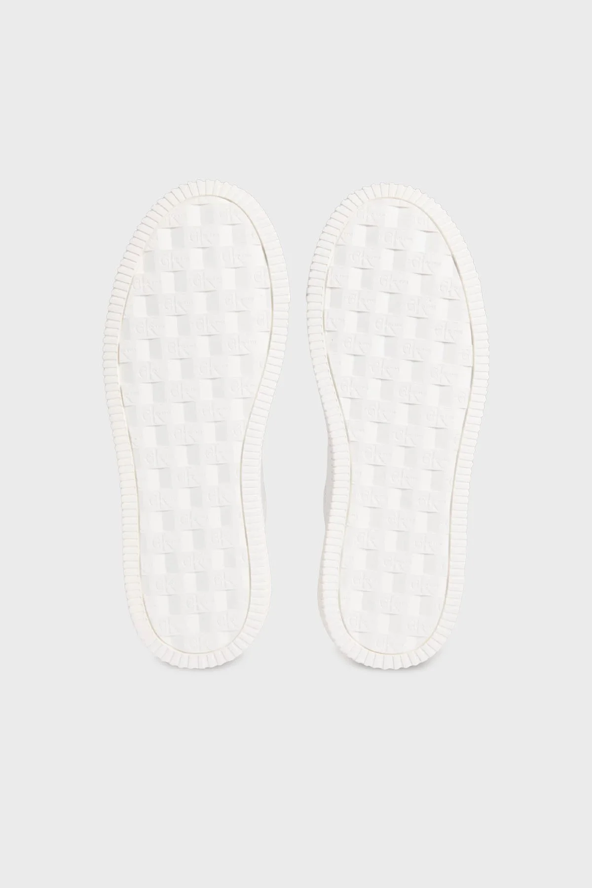 Calvin Klein Logolu Deri Sneaker YM0YM013170LD Erkek Ayakkabı YM0YM01317 0LD BEYAZ-SİYAH - 5
