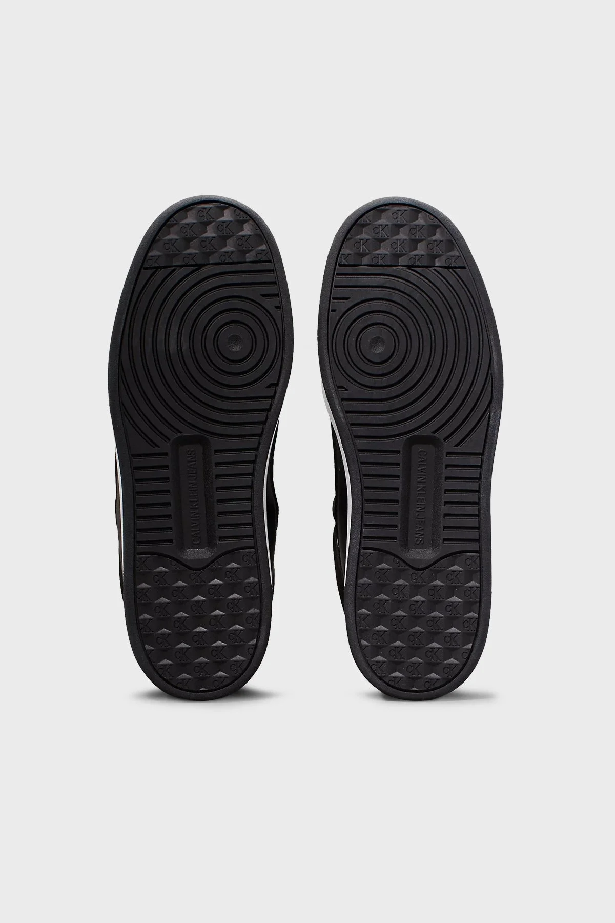 Calvin Klein Logolu Deri Sneaker YW0YW015780GM Bayan Ayakkabı YW0YW01578 0GM SİYAH-BEYAZ - 14