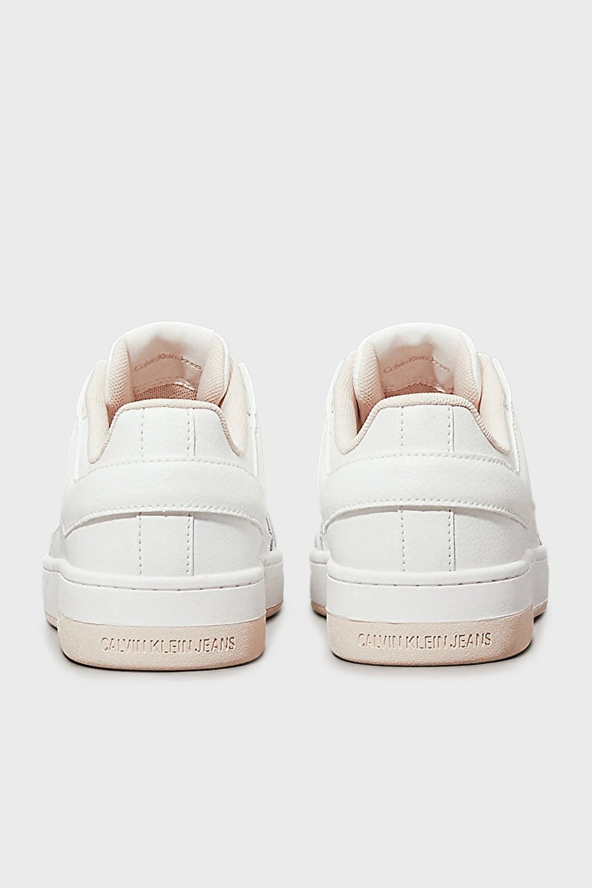 Calvin Klein Logolu Deri Sneaker YW0YW016500LA Bayan Ayakkabı YW0YW01650 0LA BEYAZ - 10