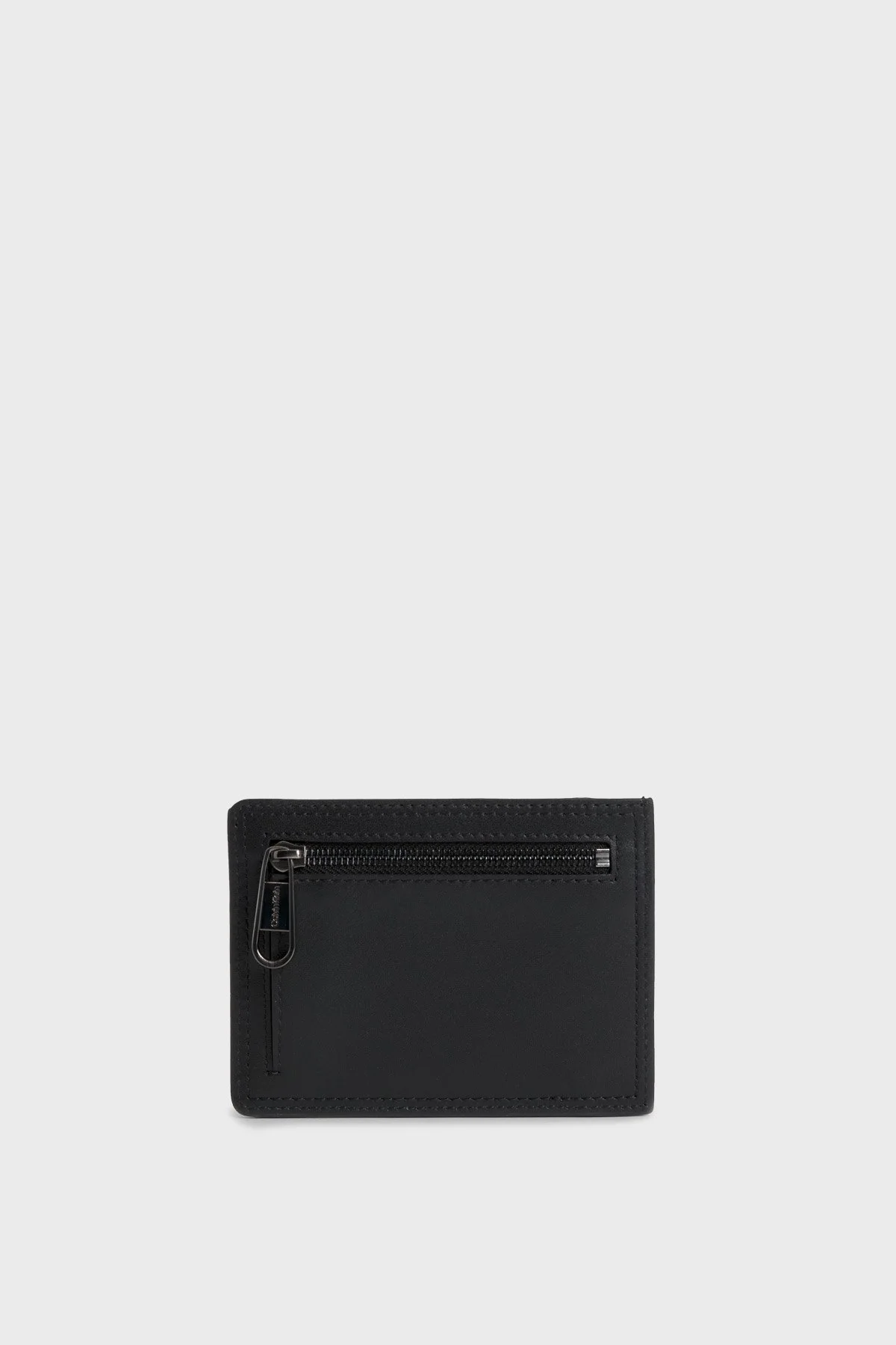Calvin Klein Logolu Doğal Deri K50K51090601O Erkek Kartlık K50K510906 01O SİYAH - 3