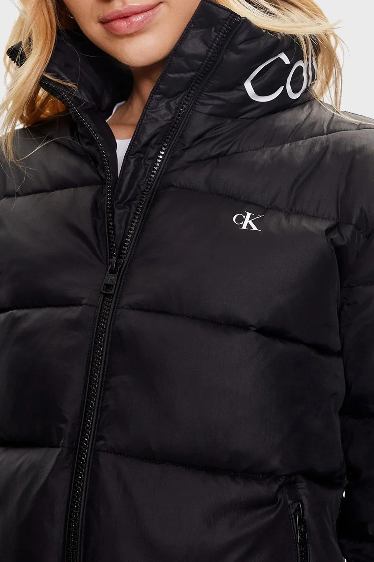 Calvin Klein Logolu Dolgulu J20J221381BEH Bayan Mont J20J221381 BEH SİYAH - 3