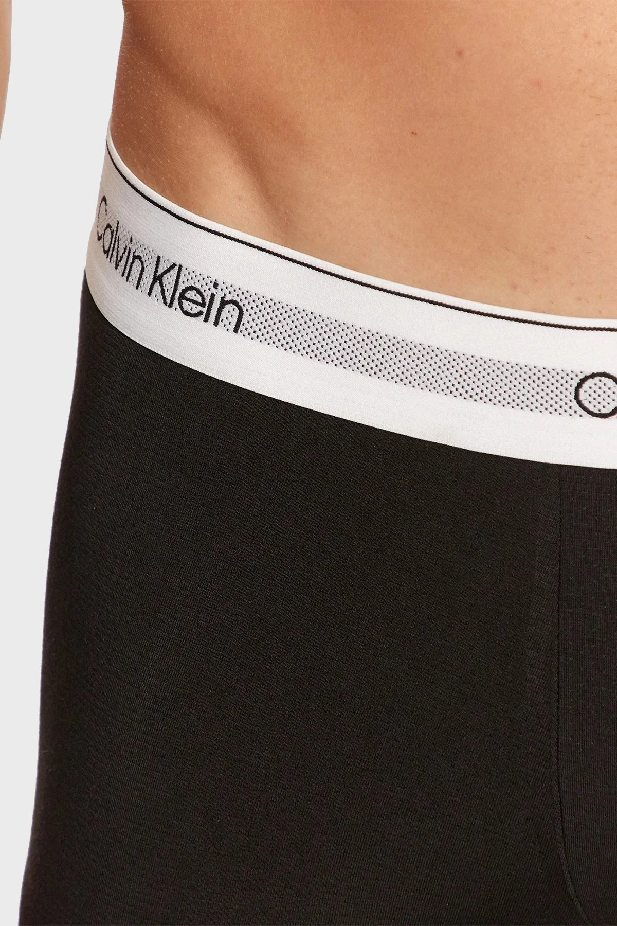 Calvin Klein Logolu Düşük Bel 3 Pack 000NB3956AUB1 Erkek Boxer 000NB3956A UB1 SİYAH - 5
