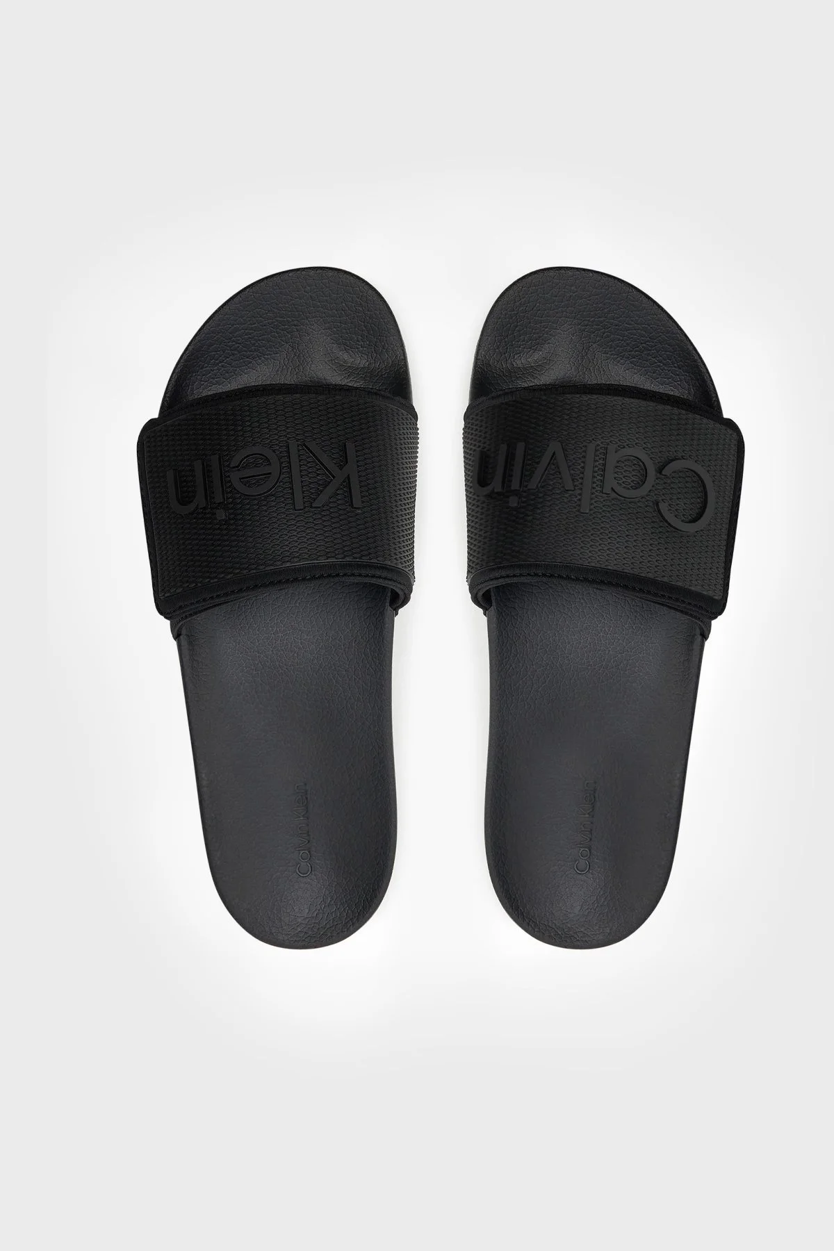 Calvin Klein Logolu Düz HM0HM01437BEH Erkek Terlik HM0HM01437 BEH SİYAH - 6