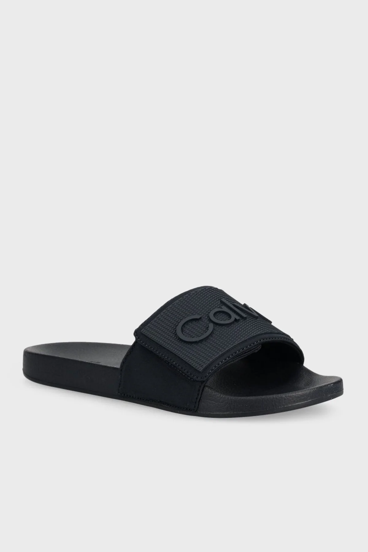 Calvin Klein Logolu Düz HM0HM01437DW4 Erkek Terlik HM0HM01437 DW4 LACİVERT - 3