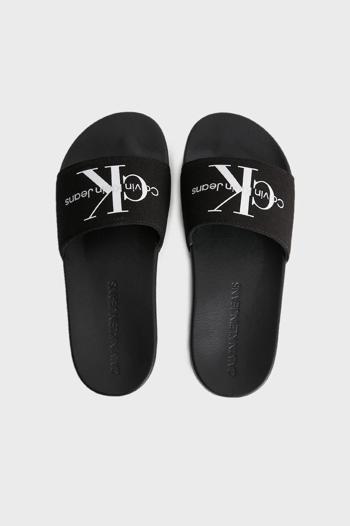 Calvin Klein Logolu Düz YW0YW00103BDS Bayan Terlik YW0YW00103 BDS SİYAH - 5