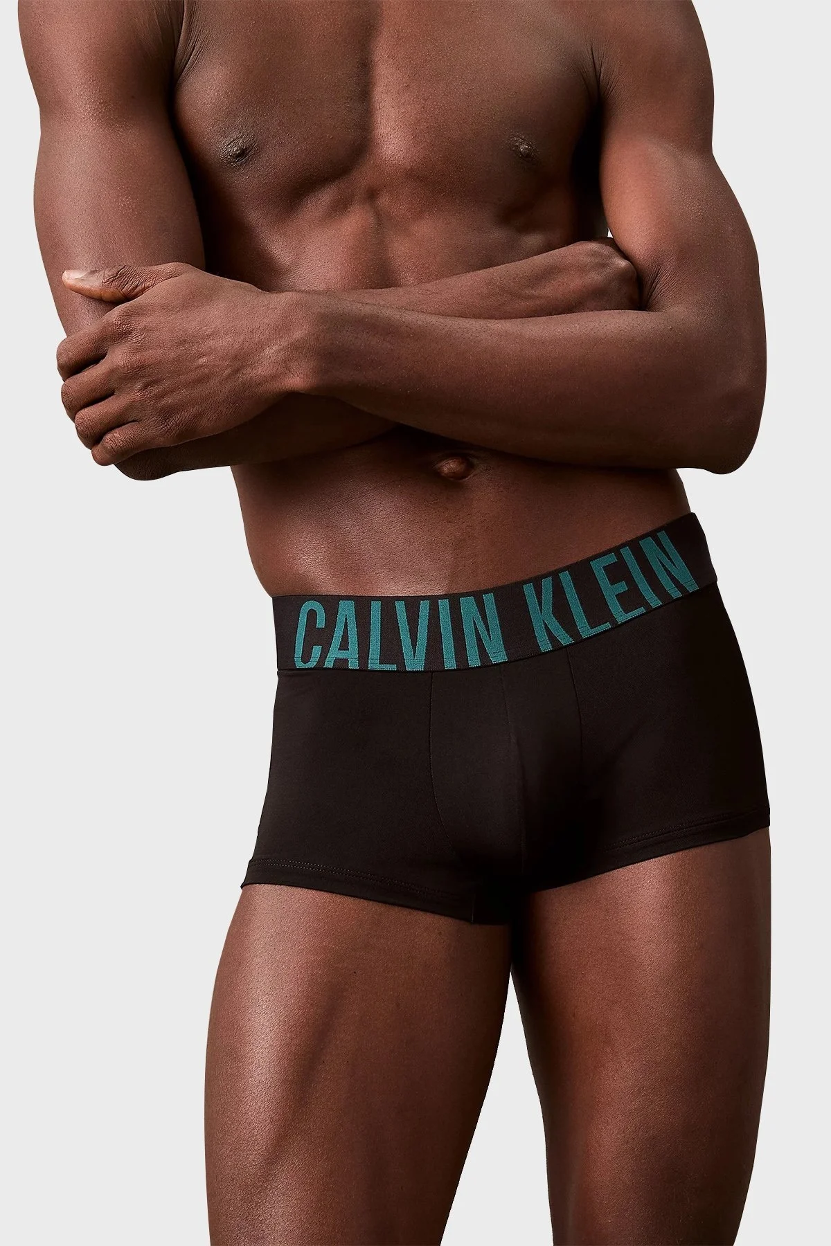 Calvin Klein Logolu Elastik Bel 3 Pack 000NB3611AQ1L Erkek Boxer 000NB3611A Q1L SİYAH - 8