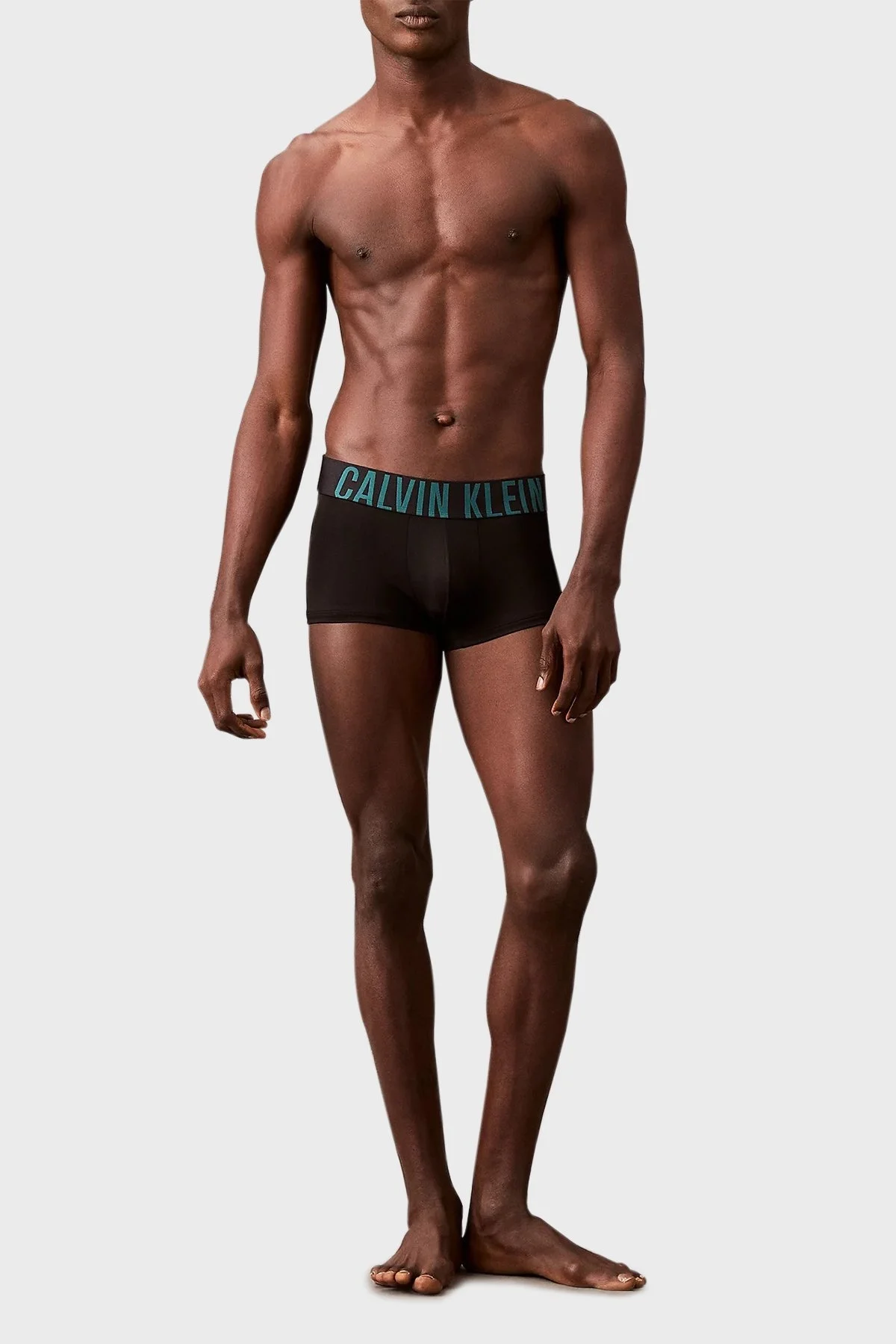 Calvin Klein Logolu Elastik Bel 3 Pack 000NB3611AQ1L Erkek Boxer 000NB3611A Q1L SİYAH - 9