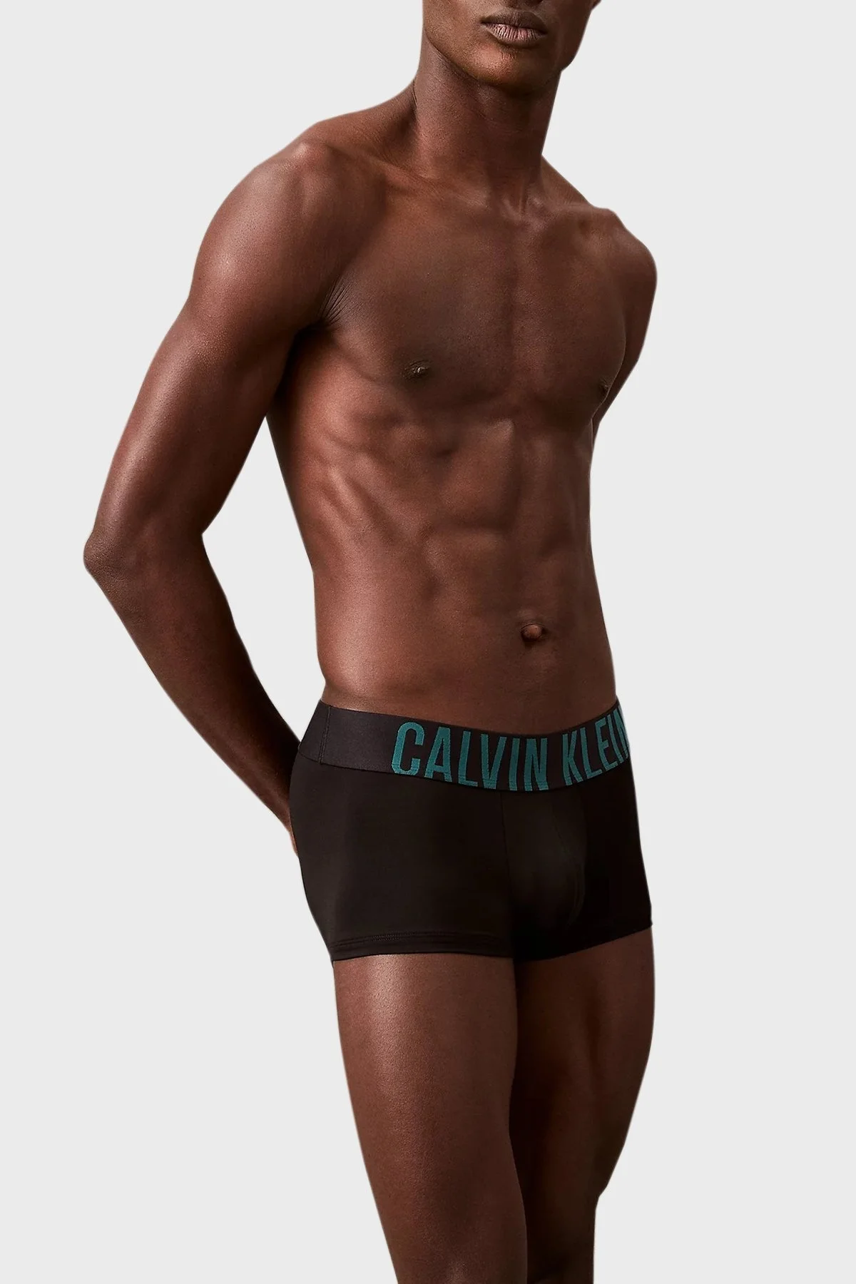 Calvin Klein Logolu Elastik Bel 3 Pack 000NB3611AQ1L Erkek Boxer 000NB3611A Q1L SİYAH - 11