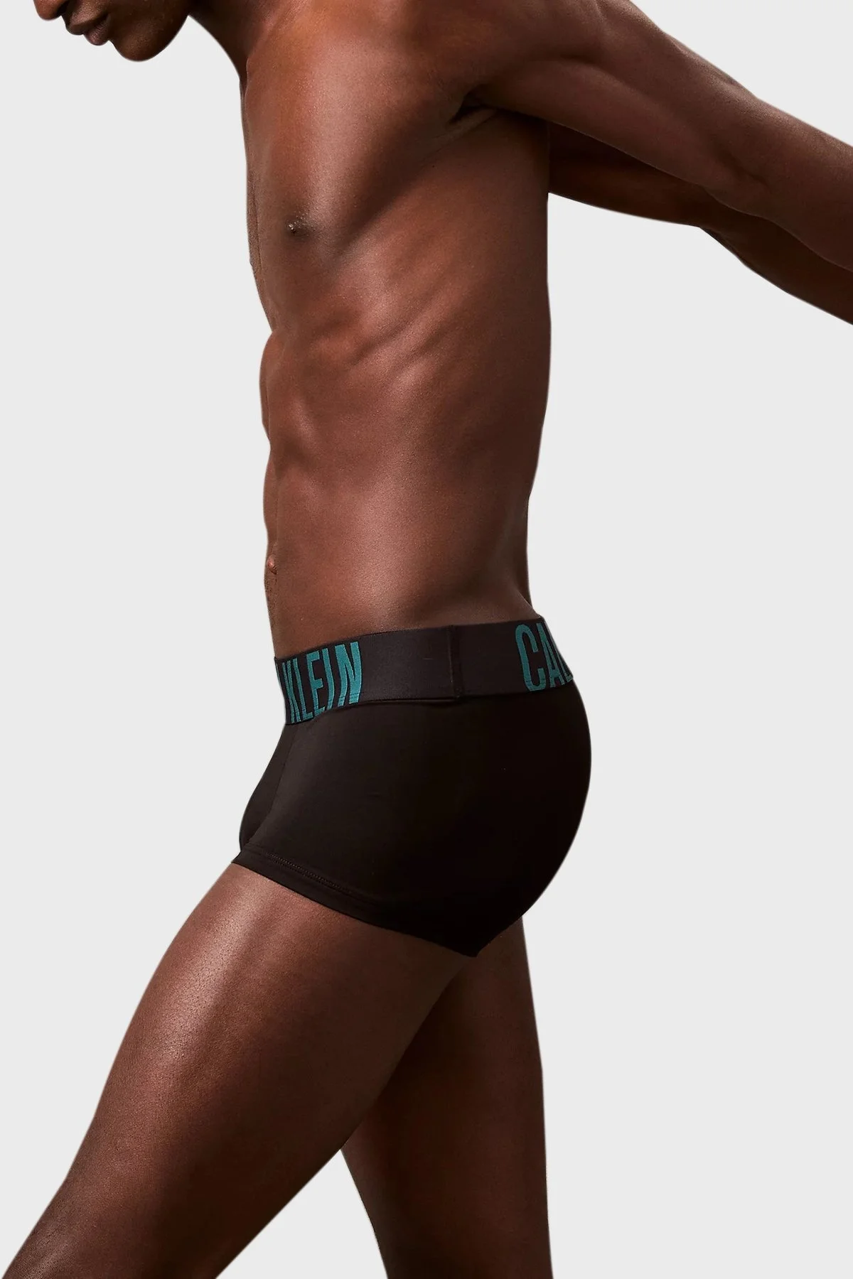 Calvin Klein Logolu Elastik Bel 3 Pack 000NB3611AQ1L Erkek Boxer 000NB3611A Q1L SİYAH - 12