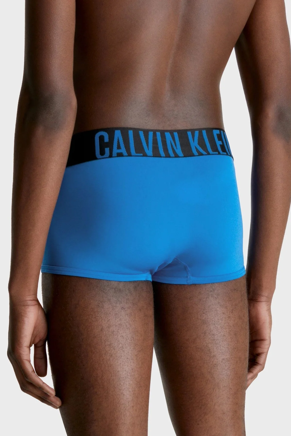 Calvin Klein Logolu Elastik Bel Bantlı Düşük Bel 2 Pack 000NB2599AC28 Erkek Boxer 000NB2599A C28 MAVİ-SARI - 4