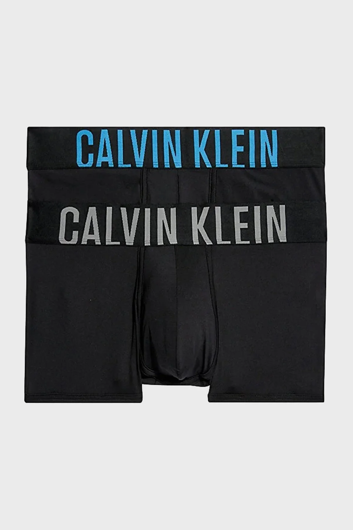 Calvin Klein Logolu Elastik Bel Bantlı Düşük Bel 2 Pack 000NB2599AC2H Erkek Boxer 000NB2599A C2H SİYAH - 1