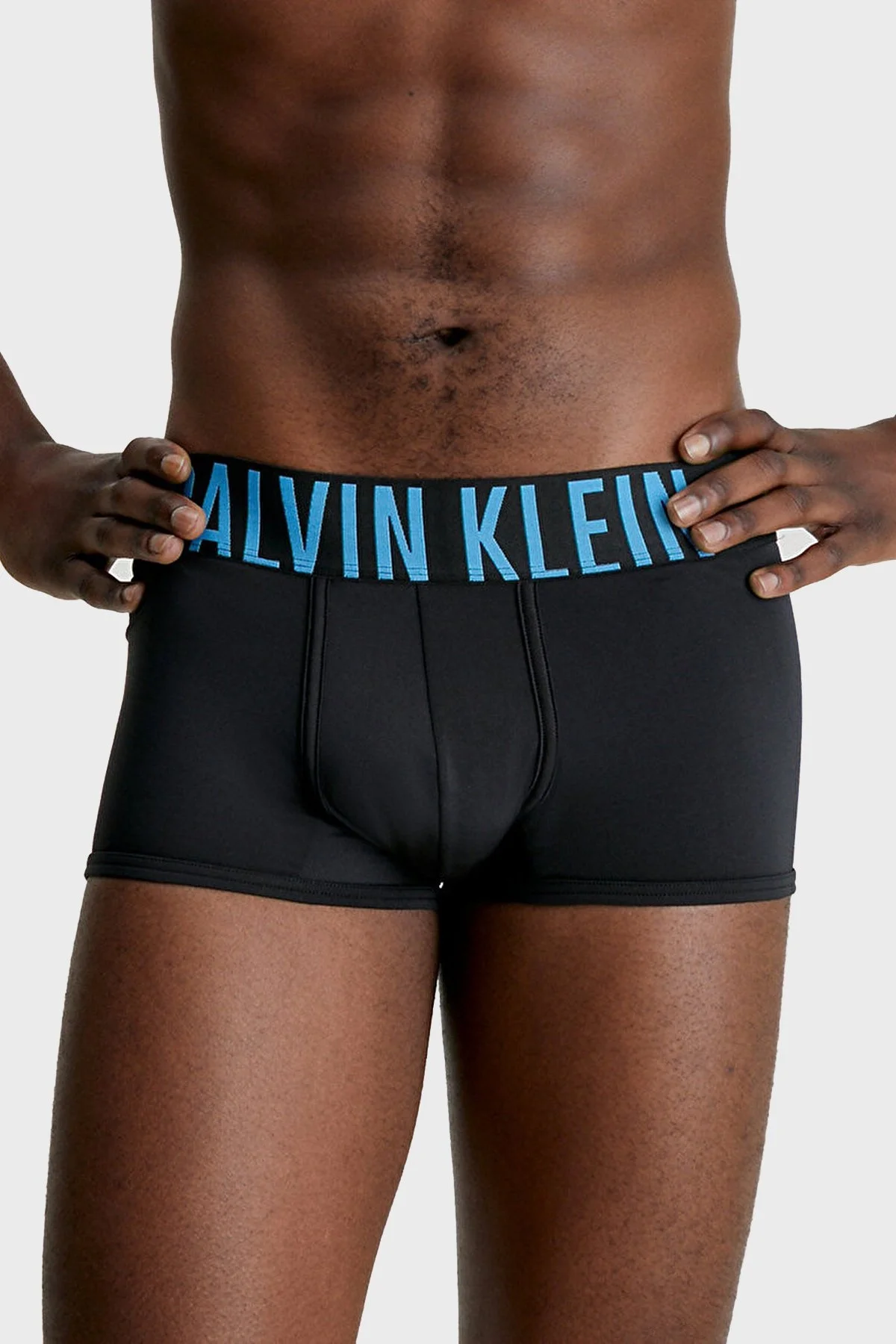 Calvin Klein Logolu Elastik Bel Bantlı Düşük Bel 2 Pack 000NB2599AC2H Erkek Boxer 000NB2599A C2H SİYAH - 2