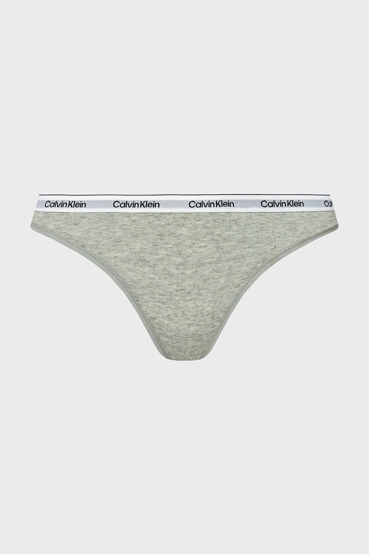 Calvin Klein Logolu Elastik Bel Bantlı Pamuklu 3 Pack 000QD5209EWAB Bayan Külot 000QD5209E WAB Yeşil-Gri-Pembe - 7
