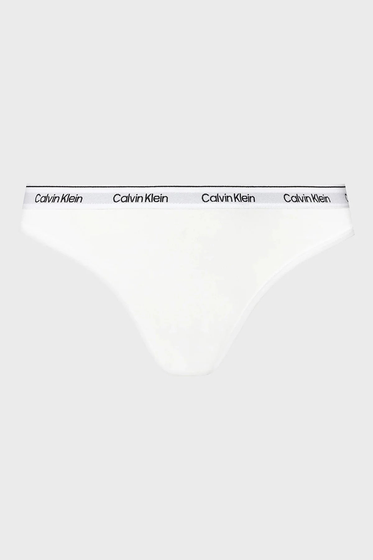 Calvin Klein Logolu Elastik Bel Bantlı Pamuklu 3 Pack 000QD5209EWAC Bayan Külot 000QD5209E WAC Siyah-Beyaz-Açık Mavi - 14