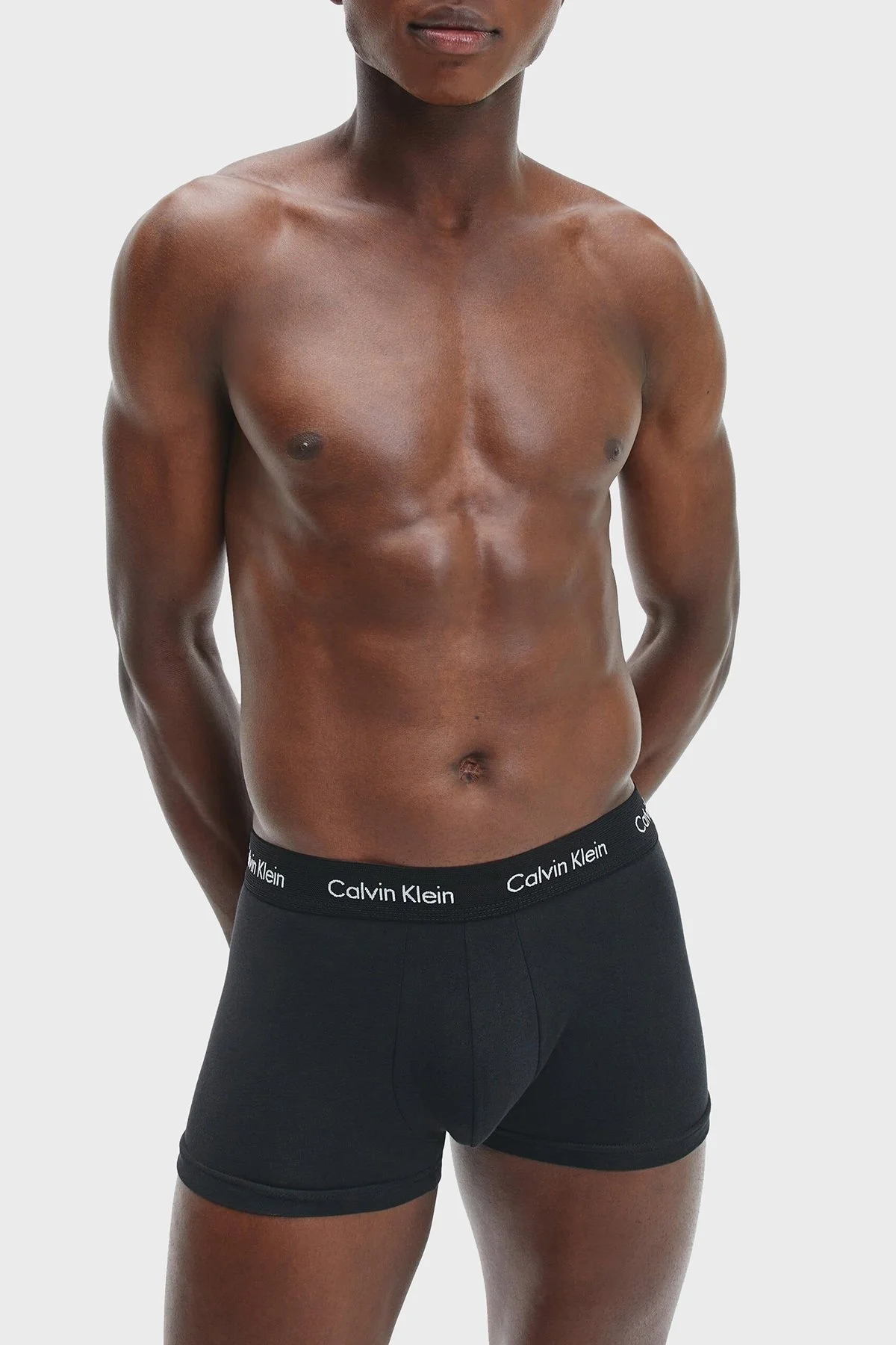 Calvin Klein Logolu Elastik Bel Bantlı Pamuklu 3 Pack Erkek Boxer 0000U2664G 4KU MAVİ - 5