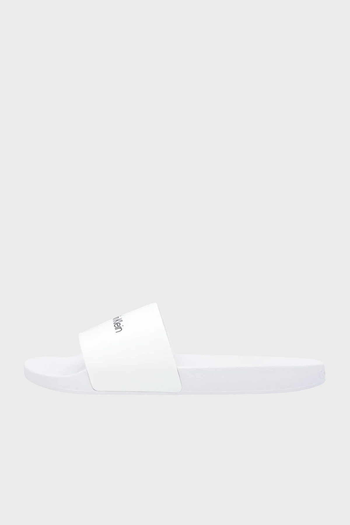 Calvin Klein Logolu Erkek Terlik HM0HM00455 YAF BEYAZ - 2