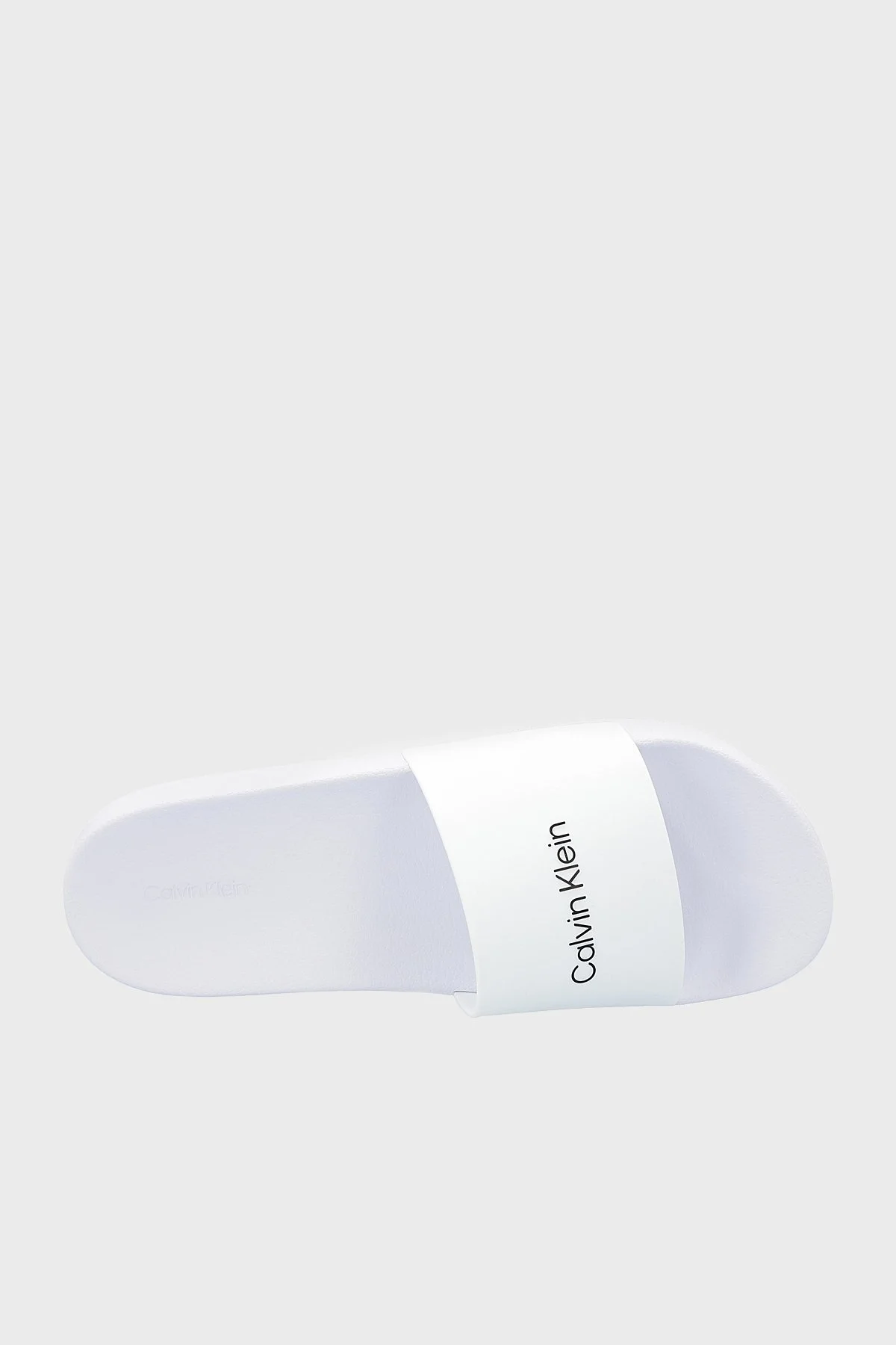 Calvin Klein Logolu Erkek Terlik HM0HM00455 YAF BEYAZ - 4