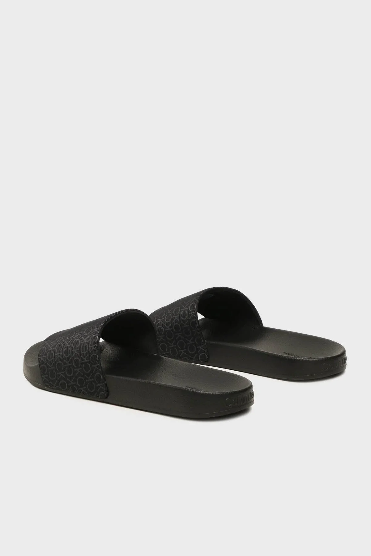 Calvin Klein Logolu Erkek Terlik HM0HM00963 0GO SİYAH - 2