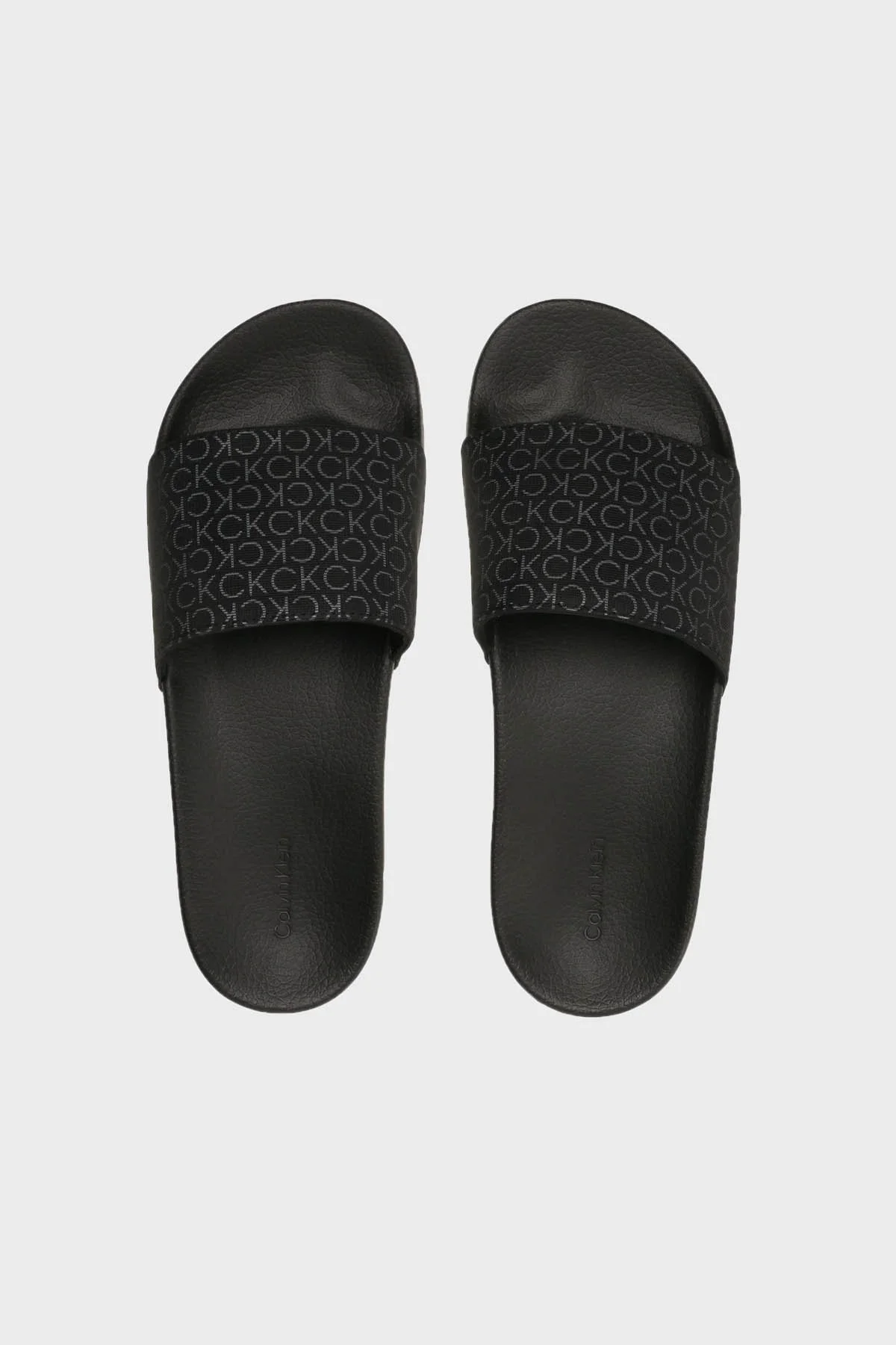 Calvin Klein Logolu Erkek Terlik HM0HM00963 0GO SİYAH - 5