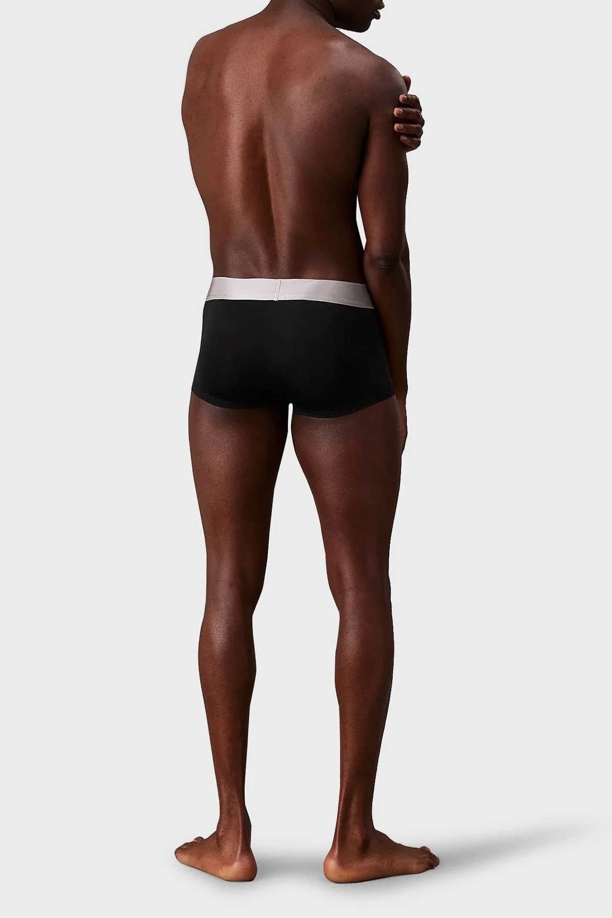 Calvin Klein Logolu Eslastik Bel Bantlı Düşük Bel 3 Pack 000NB3074AQ09 Erkek Boxer 000NB3074A Q09 GRİ-SİYAH - 8