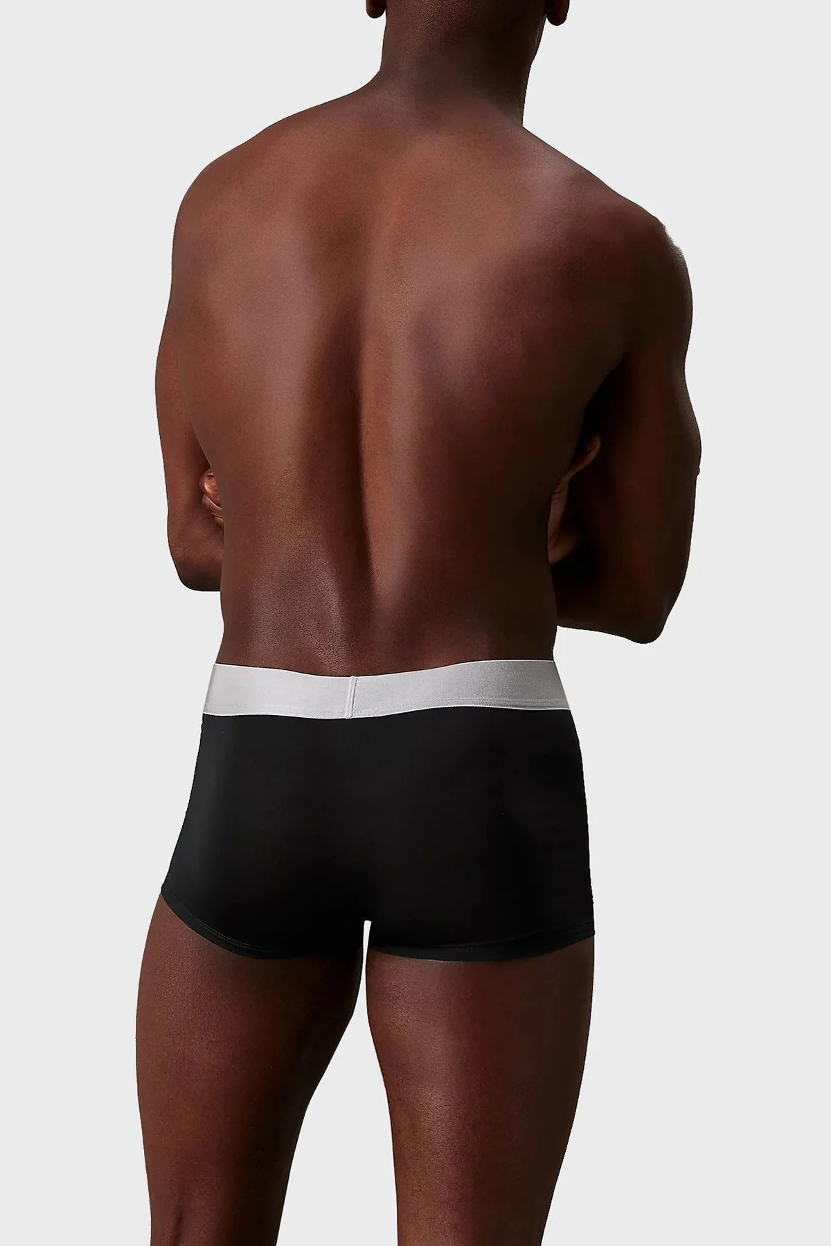 Calvin Klein Logolu Esnek Düşük Bel 3 Pack 000NB3074AQTE Erkek Boxer 000NB3074A QTE SİYAH - 3