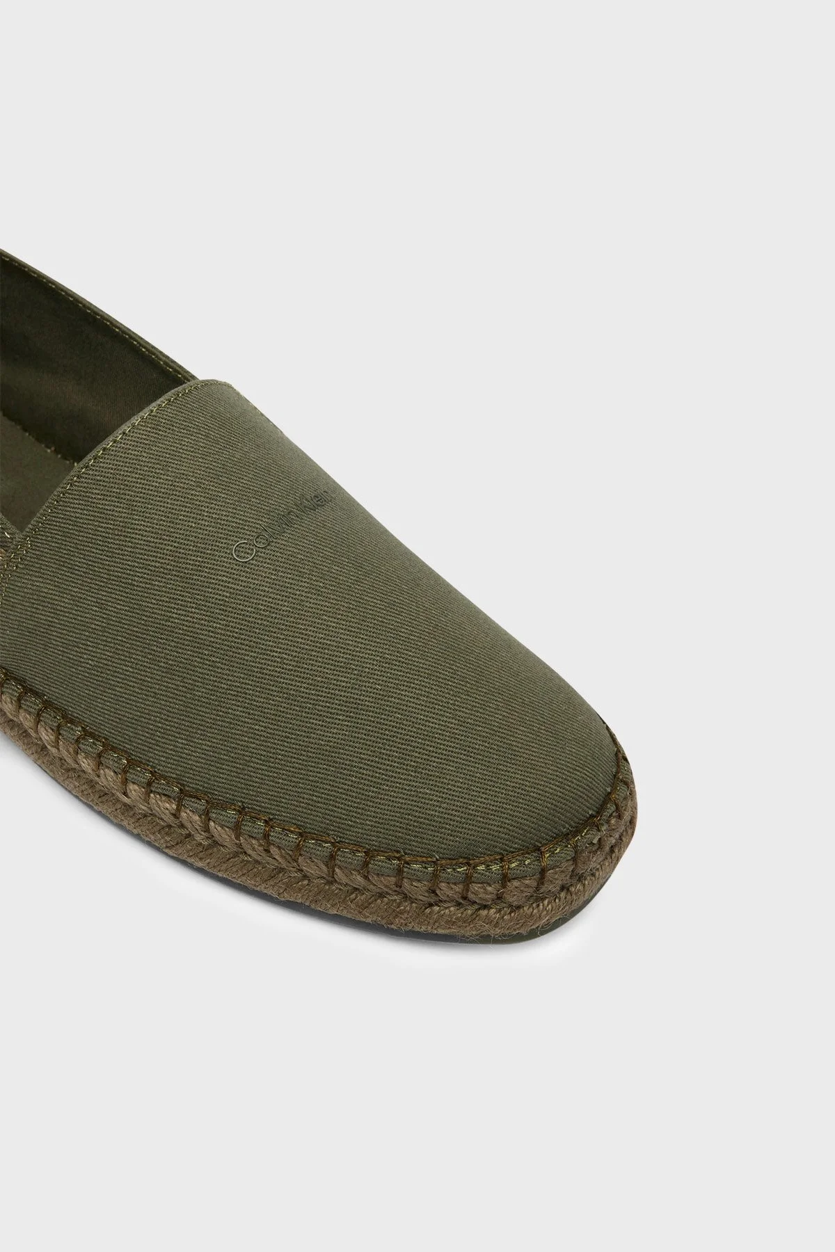 Calvin Klein Logolu Espadril HM0HM02075LDI Erkek Ayakkabı HM0HM02075 LDI HAKİ - 6