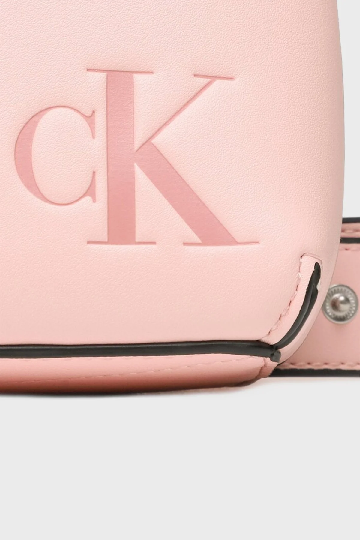 Calvin Klein Logolu Fermuarlı Çapraz Askılı Bayan Çanta K60K610078 TKY PEMBE - 5