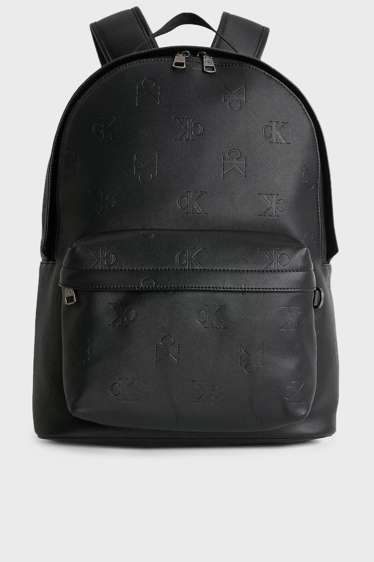 Calvin Klein Logolu Fermuarlı K50K5101050GJ Erkek Sırt Çantası K50K510105 0GJ SİYAH - 1