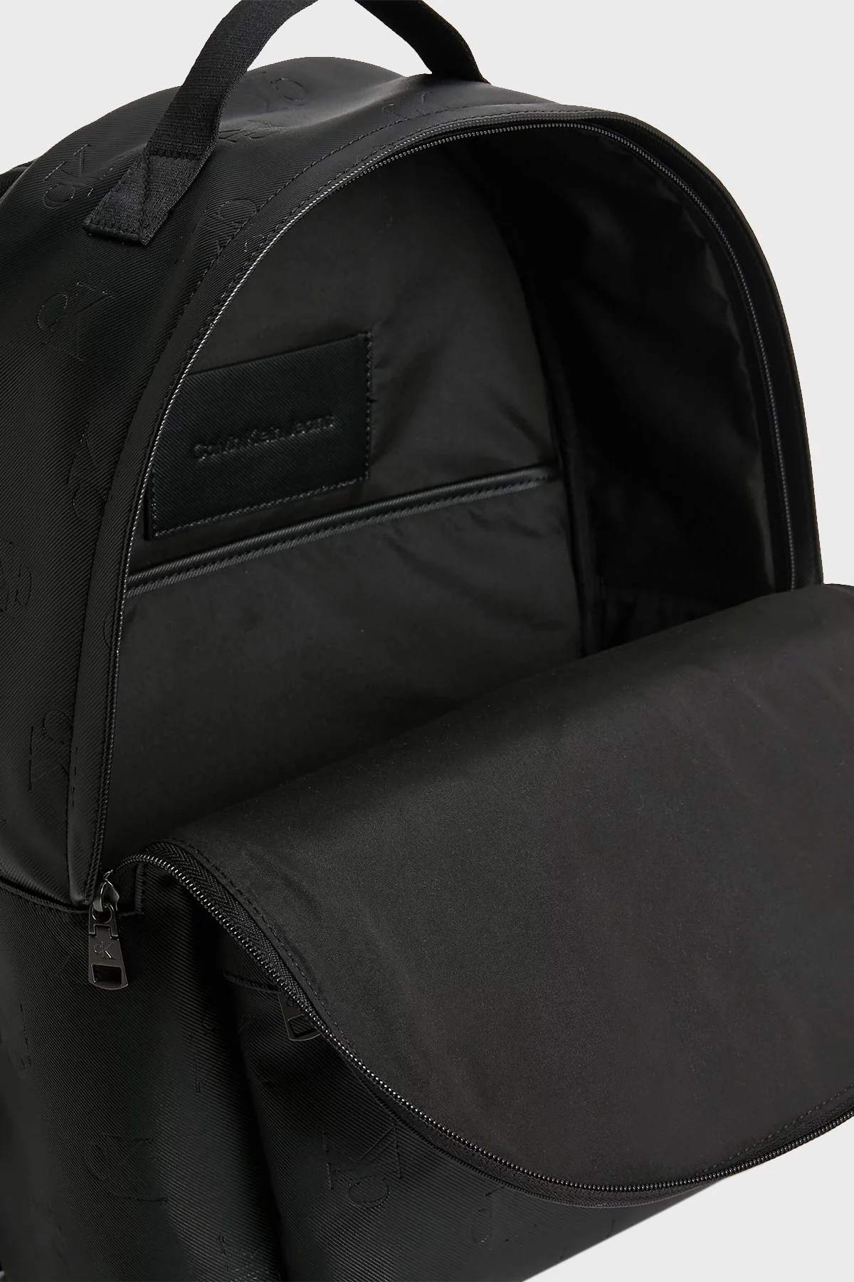 Calvin Klein Logolu Fermuarlı K50K5101050GJ Erkek Sırt Çantası K50K510105 0GJ SİYAH - 3