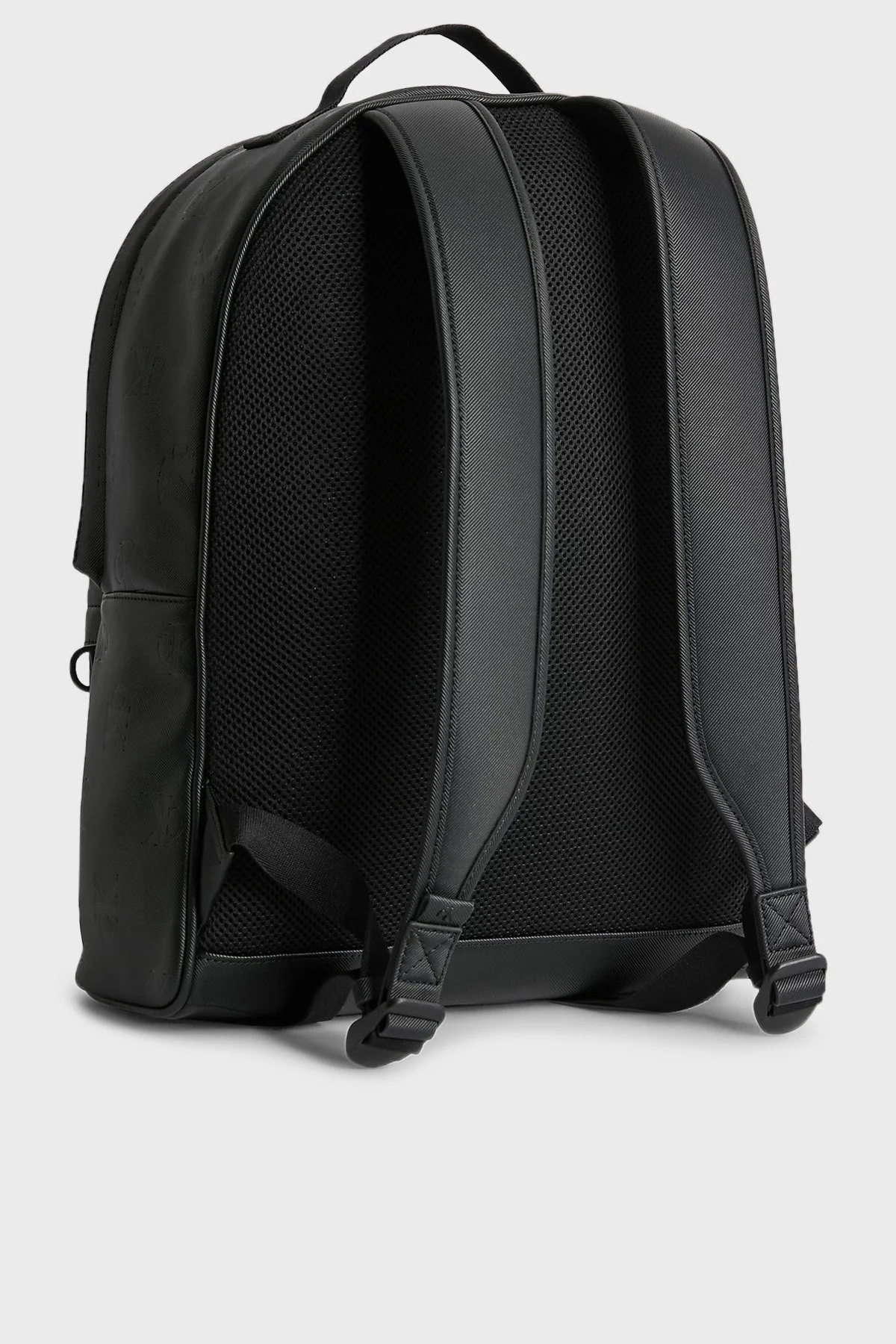 Calvin Klein Logolu Fermuarlı K50K5101050GJ Erkek Sırt Çantası K50K510105 0GJ SİYAH - 4