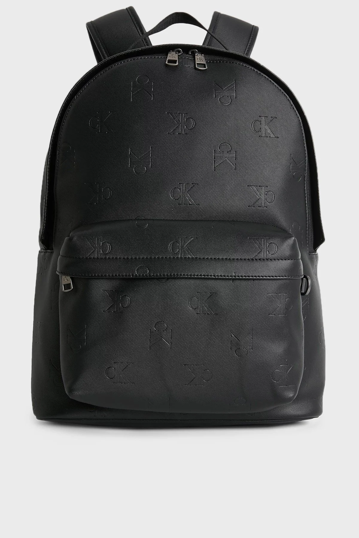 Calvin Klein Logolu Fermuarlı K50K5101050GJ Erkek Sırt Çantası K50K510105 0GJ SİYAH - 1