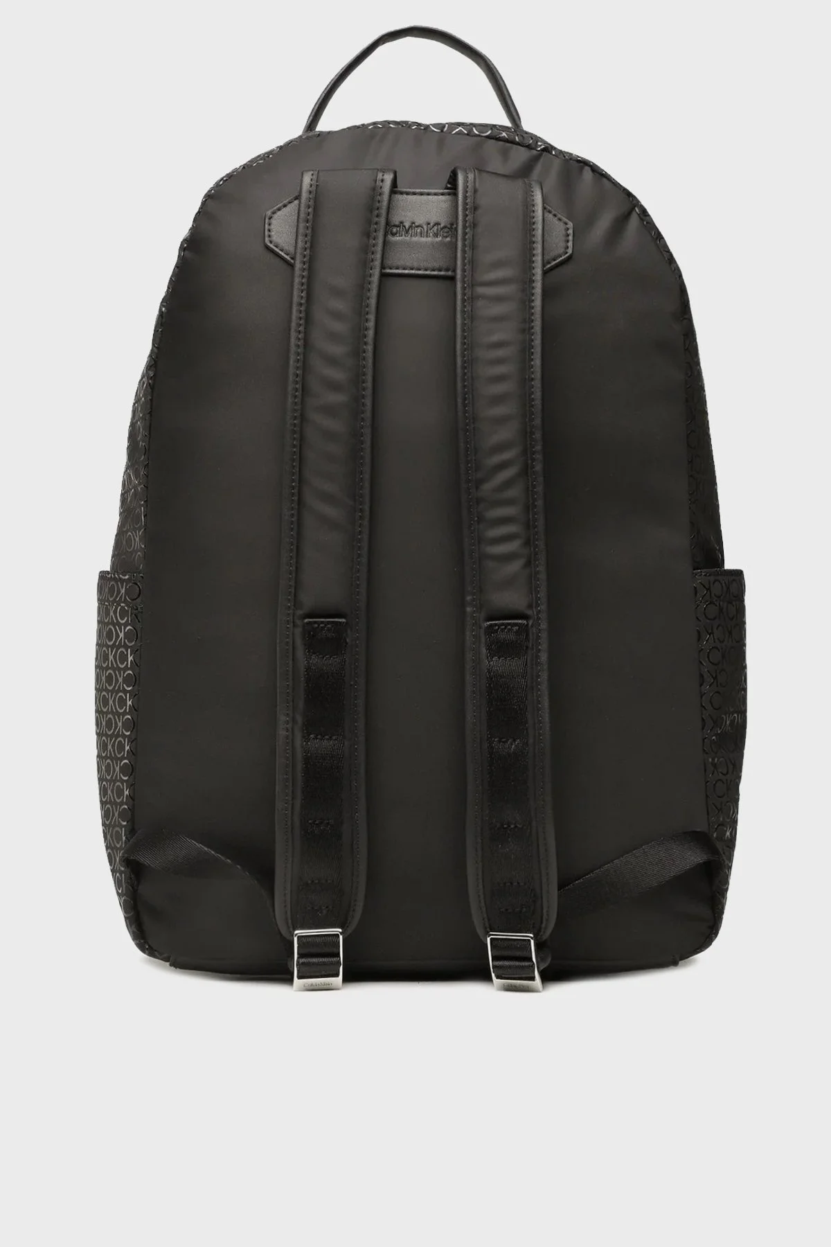 Calvin Klein Logolu Fermuarlı K50K51028201I Erkek Sırt Çantası K50K510282 01I SİYAH - 4