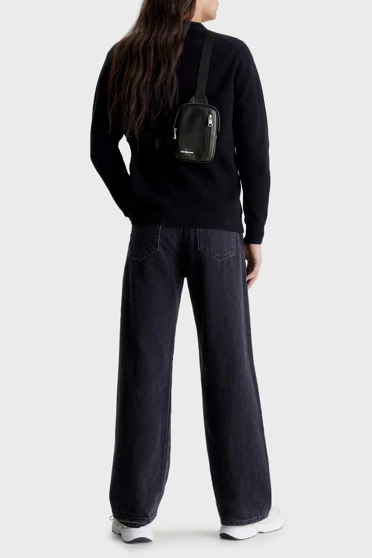 Calvin Klein Logolu Fermuarlı K50K510432BDS Erkek Çanta K50K510432 BDS SİYAH - 2