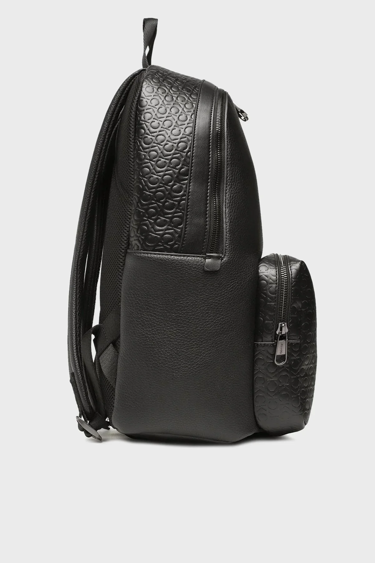 Calvin Klein Logolu Fermuarlı K50K51051401I Erkek Sırt Çantası K50K510514 01I SİYAH - 3