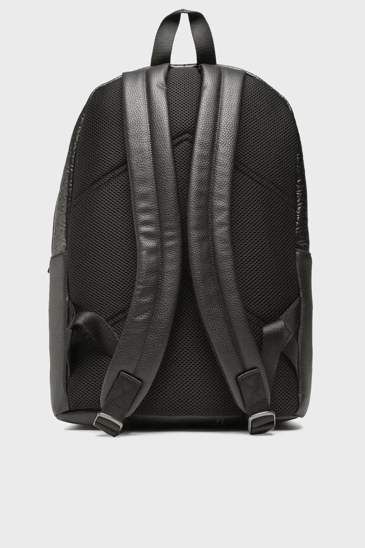 Calvin Klein Logolu Fermuarlı K50K51051401I Erkek Sırt Çantası K50K510514 01I SİYAH - 4