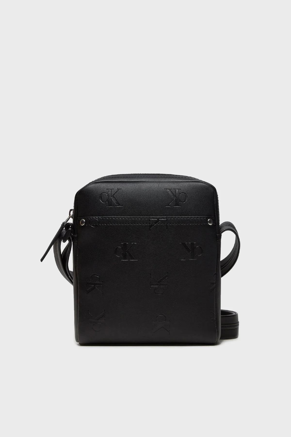 Calvin Klein Logolu Fermuarlı K50K5120310GK Erkek Çanta K50K512031 0GK SİYAH - 1